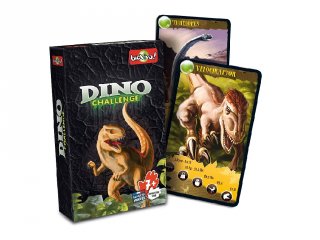 Dino Challenge Black, dinoszauruszos kártyajáték (7-14 év)