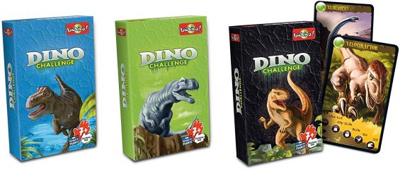 Dino Challenge Blue, dinoszauruszos kártyajáték (7-14 év)