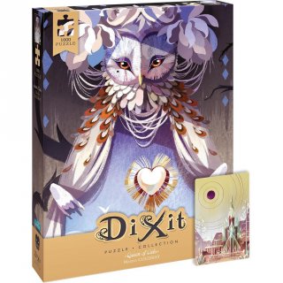 Dixit puzzle Bagolykirálynő, 1000 db-os kirakó 1 db Dixit kártyával (14-99 év)