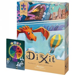 Dixit puzzle Kalandok, 500 db-os kirakó 1 db Dixit kártyával (8-99 év)