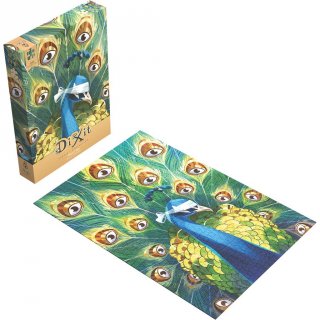 Dixit puzzle Pávaszemek, 1000 db-os kirakó 1 db Dixit kártyával (14-99 év)