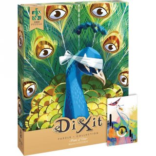 Dixit puzzle Pávaszemek, 1000 db-os kirakó 1 db Dixit kártyával (14-99 év)