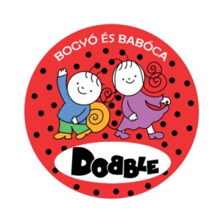 Dobble Bogyó és Babóca, Asmodee, megfigyelős gyorsasági kártyajáték (4-7 év)