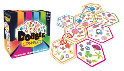 Dobble Connect, Asmodee megfigyelős gyorsasági kártyajáték (8-99 év)