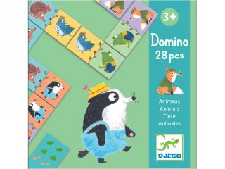 Dominó, Apró állatok (Djeco, 8115, első társasjáték, 3-6 év)