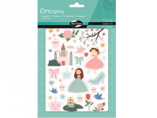 Dreamy matrica, Hercegnők (Avenue Mandarine, 6 ív kreatív játék, 3-12 év)