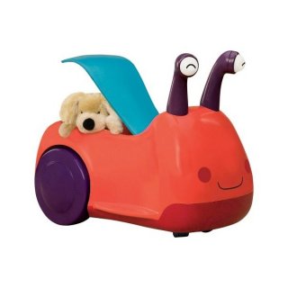 Dudáló és világító szemű csigajárgány (B.Toys, állatos babajármű, 1-3 év)