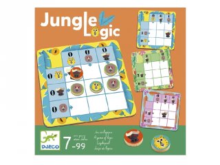 Dzsungel logika (Djeco, 8450, képes sudoku játék, 7-99 év)