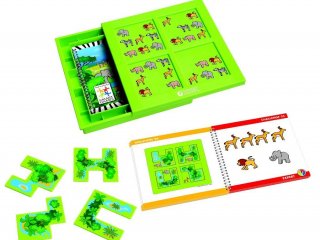 Dzsungelrejtő, Hide & Seek Safari (Smart Games, egyszemélyes logikai játék, 6-99 év)