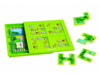 Dzsungelrejtő, Hide & Seek Safari (Smart Games, egyszemélyes logikai játék, 6-99 év)