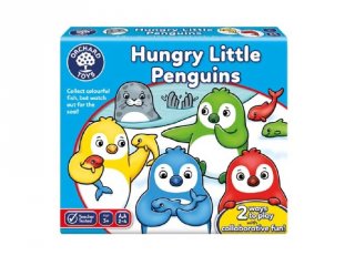 Éhes kicsi pingvinek, 2 az 1-ben családi társasjáték (OR, 3-7 év)