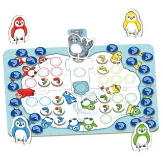 Éhes kicsi pingvinek, 2 az 1-ben családi társasjáték (OR, 3-7 év)