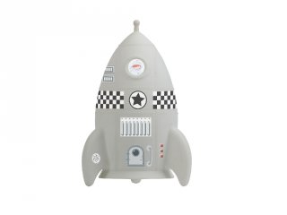 Éjjeli lámpa Rakéta DIY, matricával dekorálható, gyerekszoba kiegészítő (LLC)