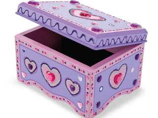 Ékszerdoboz készítő (Melissa & Doug, Jewellery Box, kreatív játék, 4-8 év)
