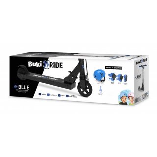 Elektromos roller biztonsági felszereléssel és lopásgátlóval Kék, Buki sporteszköz