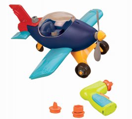 Építs nagyméretű repülőt! (B.Toys, repülős építőjáték, 3-7 év)