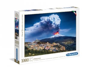 Etna Olaszország puzzle, 1000 db-os kirakó (CLEM, 9-99 év)
