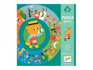 Évszakok Djeco nagyméretű 24 db-os történet puzzle - 7016 (3-6 év)