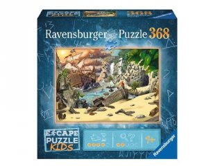 Exit puzzle Kids Kalózok kincse, 368 db-os nyomozós kirakó (9-12 év)