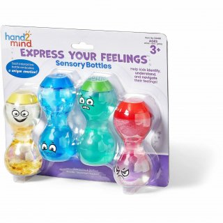 Express Your Feelings Szenzoros palackok, Learning Resources fejlesztő játék (94488, 3-10 év)