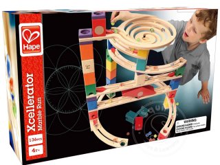 Fa golyópálya, Gyorsulás (Hape Quadrilla, Xcellerator, építőjáték, 4-99 év)