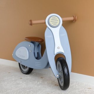 Fa scooter kék, Little Dutch mozgásfejlesztő játék (7004, 2-5 év)