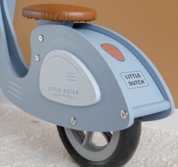 Fa scooter kék, Little Dutch mozgásfejlesztő játék (7004, 2-5 év)