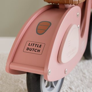 Fa scooter pink, Little Dutch mozgásfejlesztő játék (7003, 2-5 év)