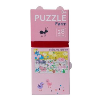 Farm puzzle, 28 db-os kirakó (Avenir, 3-5 év)