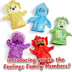 Feelings Family™ Hand Puppets EQ bábok, Learning Resources érzelmi intelligenciát fejlesztő játék (95417)