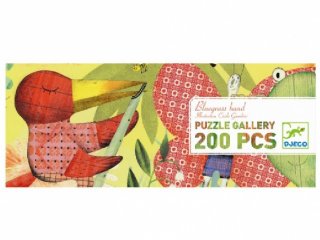 Festmény puzzle, Állati zenekar (Djeco, 7605, 200 db-os kirakó, 6-14 év)