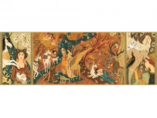 Festmény Puzzle, Egyszarvúak kertje (Djeco, 7624, 500 db-os kirakó, 8-99 év)