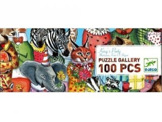 Festmény puzzle, Királyi party (Djeco, 7639, 100 db-os kirakó, 5-12 év)