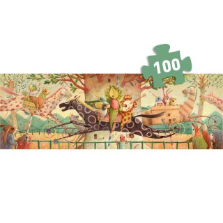 Festmény puzzle Wonderful ride, Djeco 100 db-os kirakó - 7681 (5-12 év)