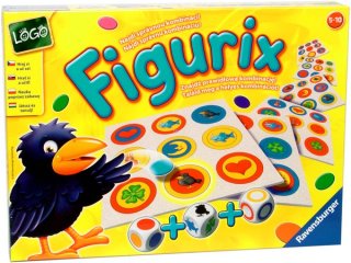 Figurix (forma-, szín-, és háttérkereső logikai társasjáték, 5-8 év)
