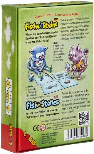 Fische Und Steine - Fish'n'Stones, Logis stratégiai társasjáték (7-12 év)
