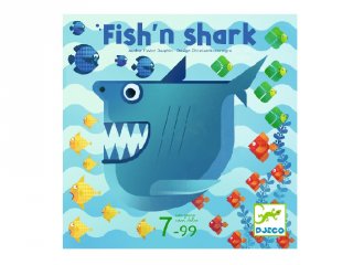 Fish'n Shark Cápácska, Djeco kooperatív, stratégiai társasjáték - 0805 (7-99 év)