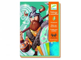 Fóliakép készítő, Vikingek (Djeco, 9512, kreatív játék, 7-13 év)