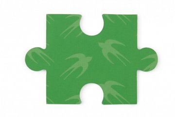 Formadobozos puzzle Madarak a fán, 59 db-os kirakó (Scratch, 4-8 év)