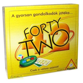 Forty two (Piatnik, gyorsasági kitalálós parti kártyajáték, 14-99 év)