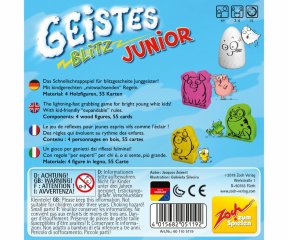 Geistesblitz Junior (Zoch, gyorsasági megfigyelős kártyajáték, 4-6 év)