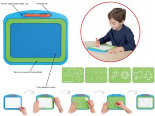Geometriai kiszúrós rajzoló (Akros, kreatív kézügyesség fejlesztő szett, 4-14 év)