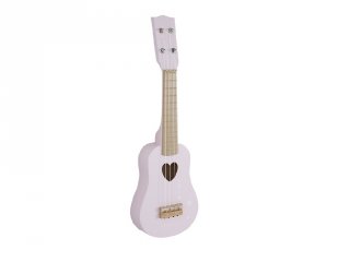 Gitár, Little Dutch fa játékhangszer, rózsaszín (4408, 3-7 év)