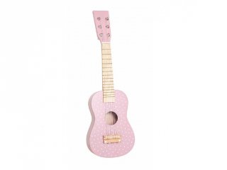 Gitár pasztell rózsaszín, fa játékhangszer (Jabadabado, 3-8 év)