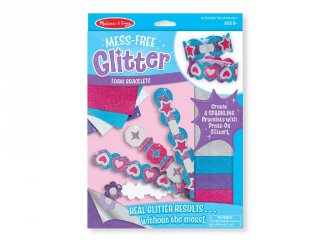 Glitter habszivacs karkötő készítő, Melissa&Doug kreatív szett (9506, 5-8 év)