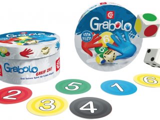 Grabolo (stragoo, memória reflexjáték színekkel és számokkal, 6-99 év)