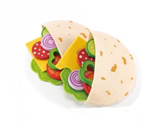 Gyros filcből és fából (HAPE, konyhai játék, 2-7 év)