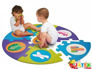 Habszivacs játszószőnyeg, Városlakók (Oops, 23 db-s puha puzzle szőnyeg, 3 hó-2 év) 