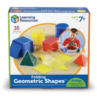 Hajtogatható geometriai testek, Learning Resources készségfejlesztő játék (0921, 7-10 év)