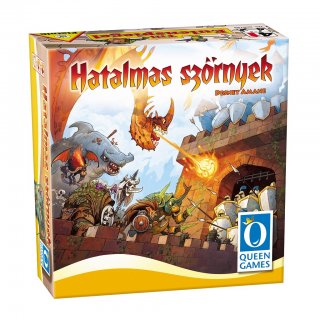 Hatalmas szörnyek (Queen Games, 794797, stratégiai kártyás társasjáték, 8-99 év)
